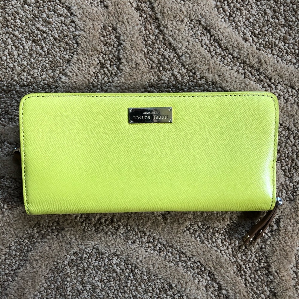 Henri Bendel W 57th Bright Yellow Wallet